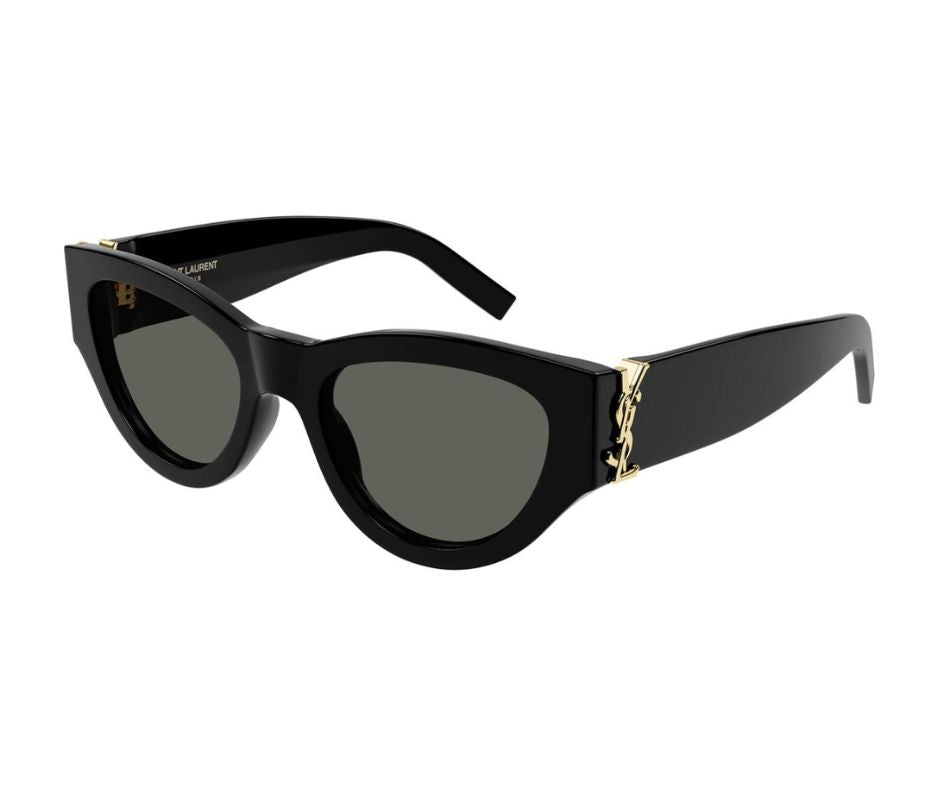 SAINT LAURENT SL M94 001 Black Cat Eye 53 mm Women's Sunglasses