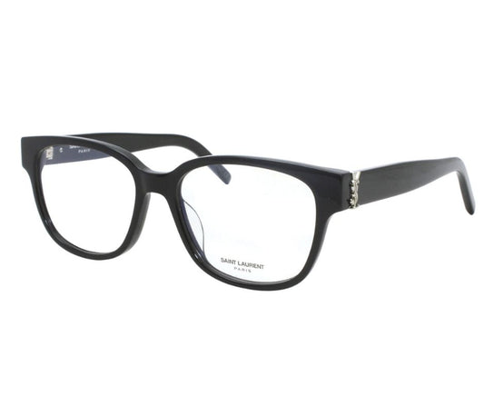 Saint Laurent SL M33/F 001 Eyeglasses Women's Black/Silver Optical Frame 54mm