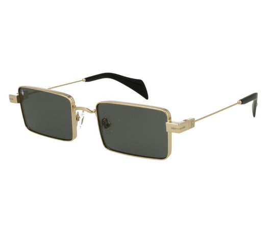 John Richmond RIS.077.12 Gold Metal Rectangular Designer Sunglasses