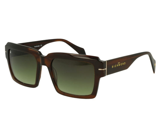 John Richmond RIS.050.07 Havana Rectangular Sunglasses