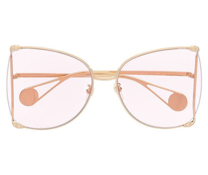 Gucci Ladies Sunglasses GG0252S 004 Pink