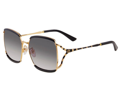 Gucci GG0593SK 001 Butterfly Ladies Sunglasses