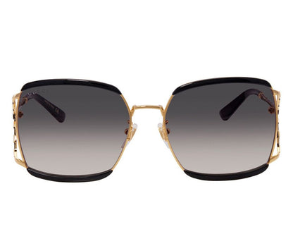 Gucci GG0593SK 001 Butterfly Ladies Sunglasses