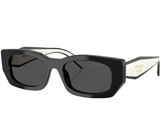 PRADA PR B05S 09Q08Z Black Dark Grey 53 mm Women's Sunglasses