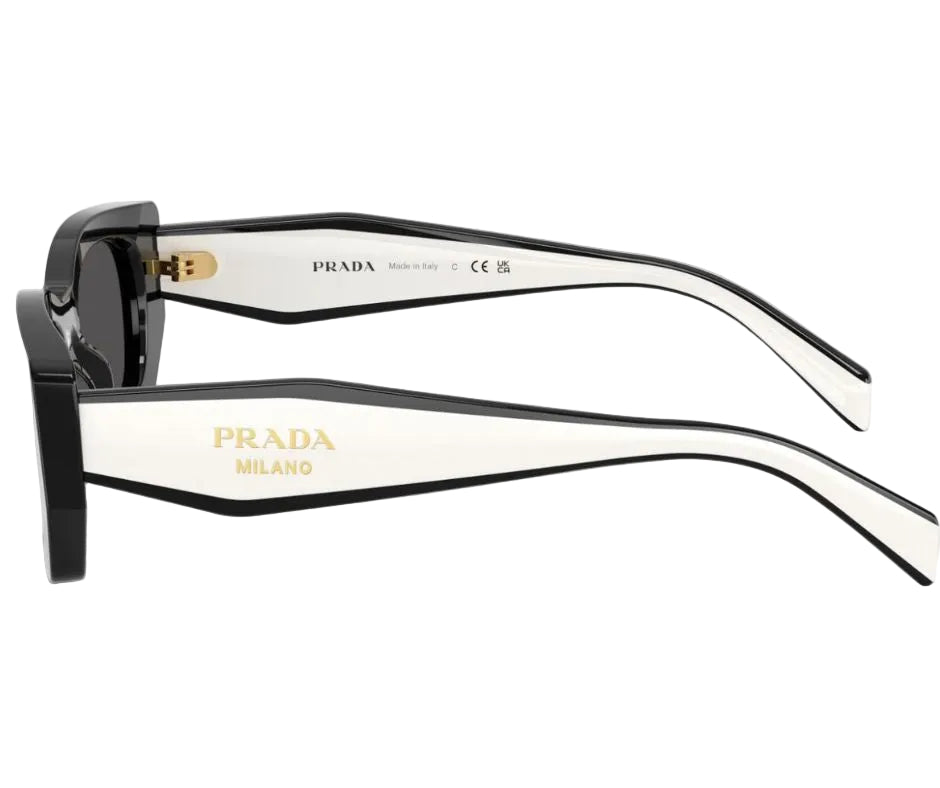 PRADA PR B05S 09Q08Z Black Dark Grey 53 mm Women's Sunglasses