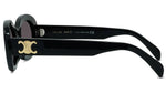 Celine Cl40194U Oval Cat Eye Black Sunglasses - ModaBlvck
