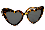 Saint Laurent Sl181 LOULOU 006 Havana Heart Sunglasses Authentic - ModaBlvck