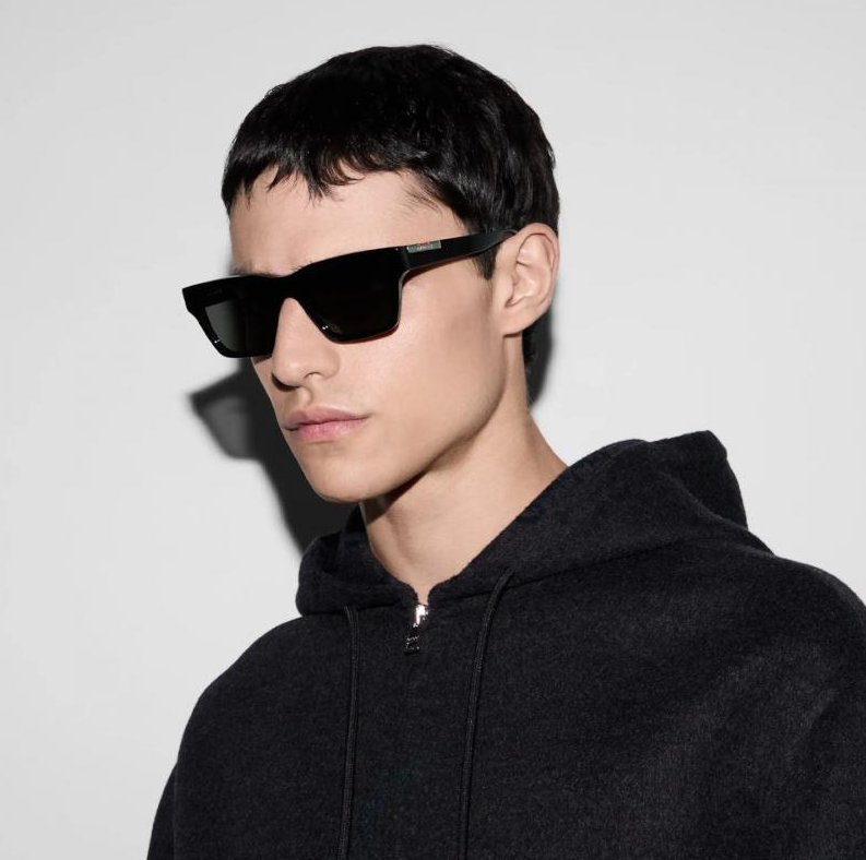 Gucci GG1889S 001 51mm Black Recycled Acetate Square Sunglasses for Men