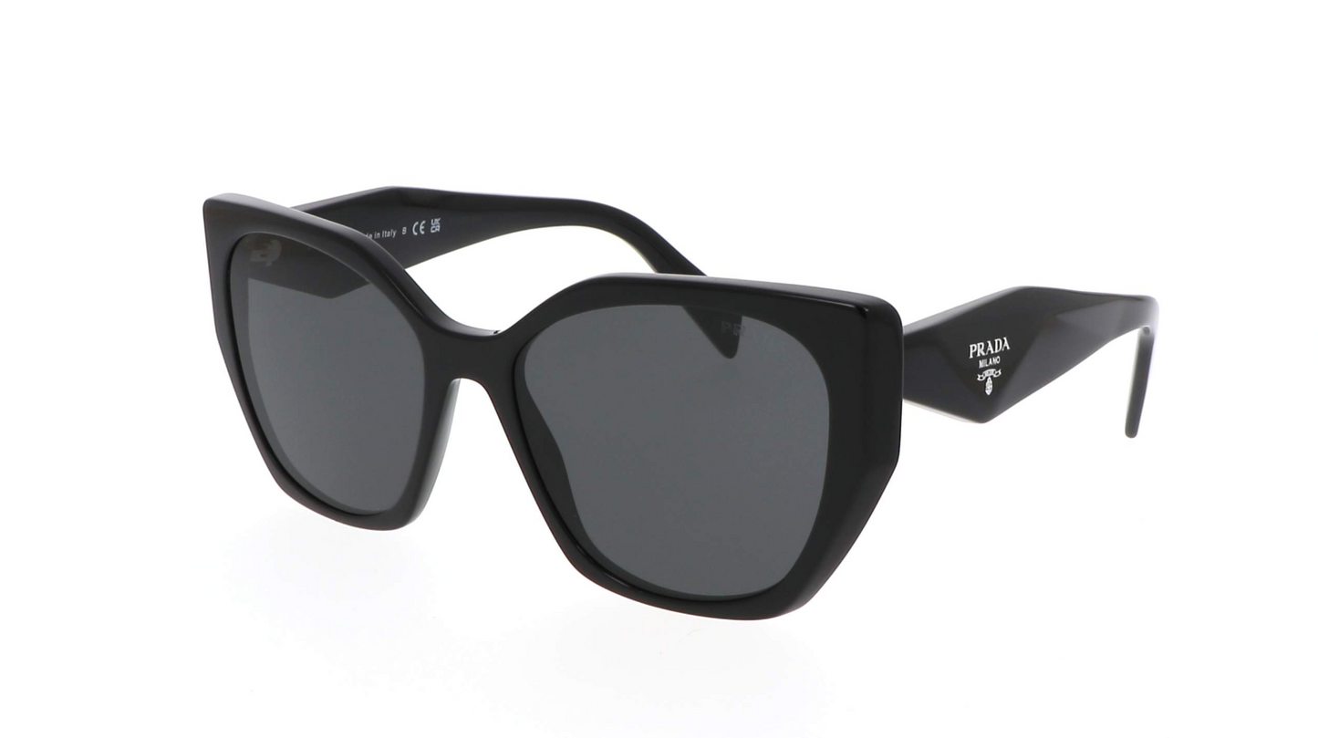 PRADA PR 19ZS 1AB5S0 Black Dark Grey 55 mm Women's Sunglasses