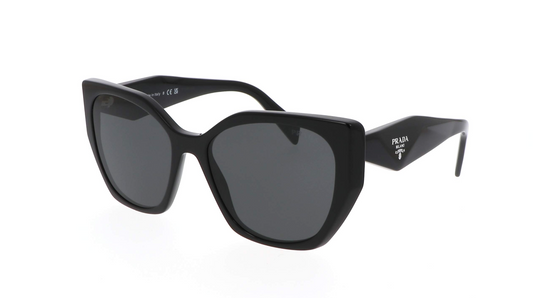 PRADA PR 19ZS 1AB5S0 Black Dark Grey 55 mm Women's Sunglasses
