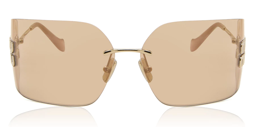 Miu Miu Sunglasses MU 54YS ZVN20F Gold pink Woman