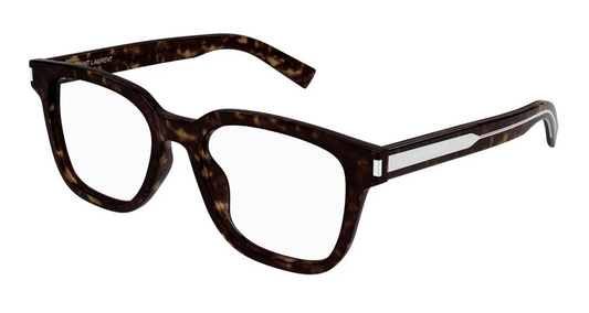 Saint Laurent Eyeglasses SL711 OPT 002 Tortoise Full Rim Glasses 52MM