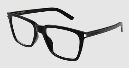Authentic Saint Laurent Eyeglasses SL717 SLIM 001 Black Full Rim Glasses 54MM