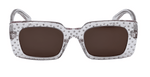 Celine CL4213IS 27E ANIMATION XMAS Shiny Crystal Brown Women Sunglasses - ModaBlvck