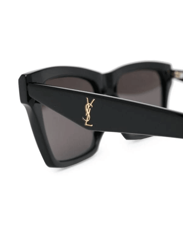 サングラス SAINT LAURENT Woman Sunglasses Black SLM144 001 Buy Saint Laurent SLM104 001 Black/Gray Gradient Rectangle