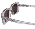 Celine CL4213IS 27E ANIMATION XMAS Shiny Crystal Brown Women Sunglasses - ModaBlvck