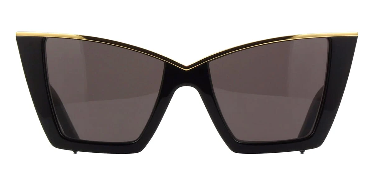 SAINT LAURENT SL 570 001 Cat Eye Acetate Black 54 mm Women's Sunglasses