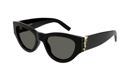 SAINT LAURENT SL M94 001 Black Cat Eye 53 mm Women's Sunglasses