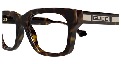 GUCCI GG1731O 002 Brown Havana Men's 54 mm Medium 54 mm Eyeglasses