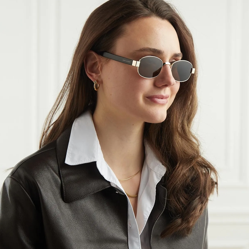 NEW Yves Saint Laurent SL-706-001 Sunglasses 53mm