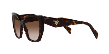 PRADA PR 19ZS 2AU6S1 Tortoise Brown Gradient 55 mm Women's Sunglasses