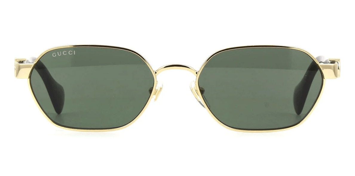 Gucci GG1593S 001 Gold-Black-Grey - ModaBlvck