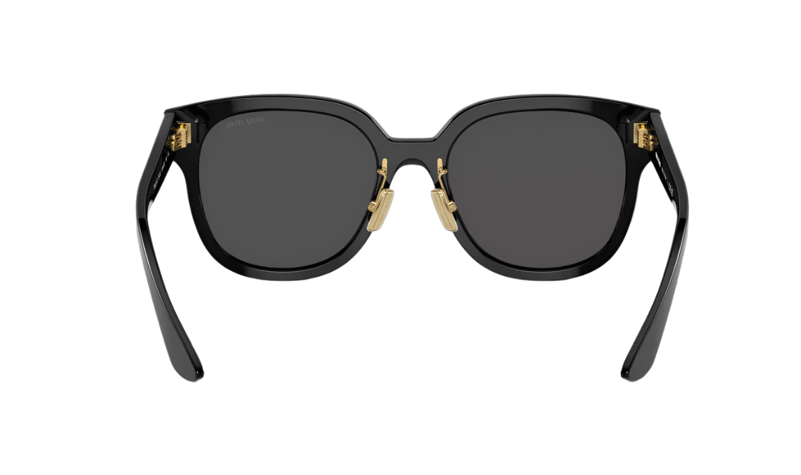 Miu Miu Sunglasses MU 01ZS 1AB5S0 Black grey Woman - ModaBlvck