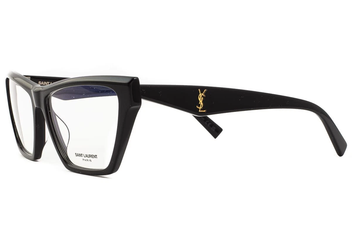Saint Laurent SL-M103-OPT 001 Eyeglasses Women's Black Full Rim Cat Eye 58mm