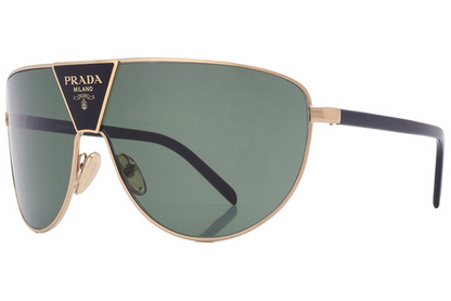 Prada PR 69ZS Light Gold/Green 5AK0 5V Sunglasses
