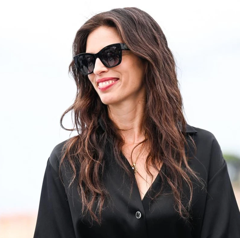 Chanel 5478 Black & Gold Square Heart Sunglasses