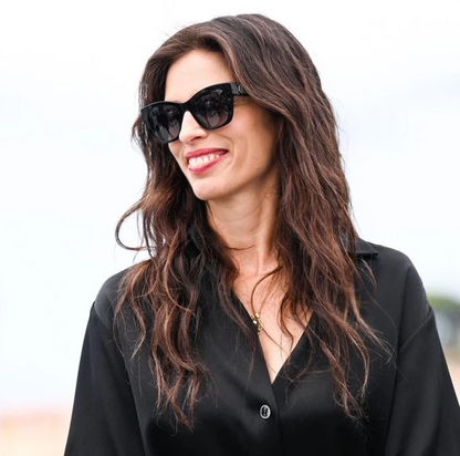 Chanel 5478 Black & Gold Square Heart Sunglasses