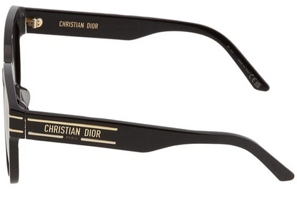 CHRISTIAN DIOR DIORSIGNATURE S7F SUNGLASSES 10A0 BLACK w/GRAY LENS
