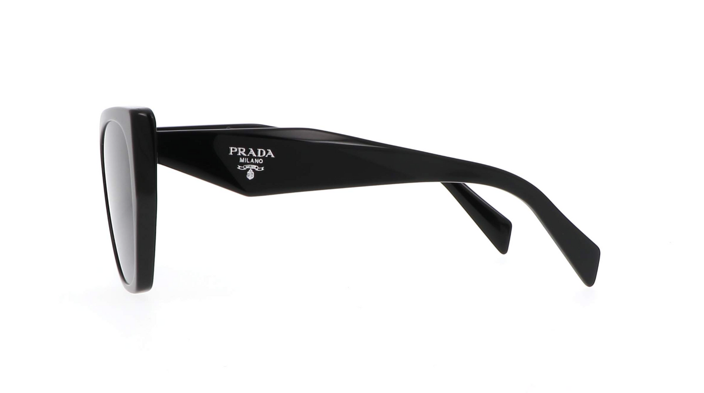 PRADA PR 19ZS 1AB5S0 Black Dark Grey 55 mm Women's Sunglasses