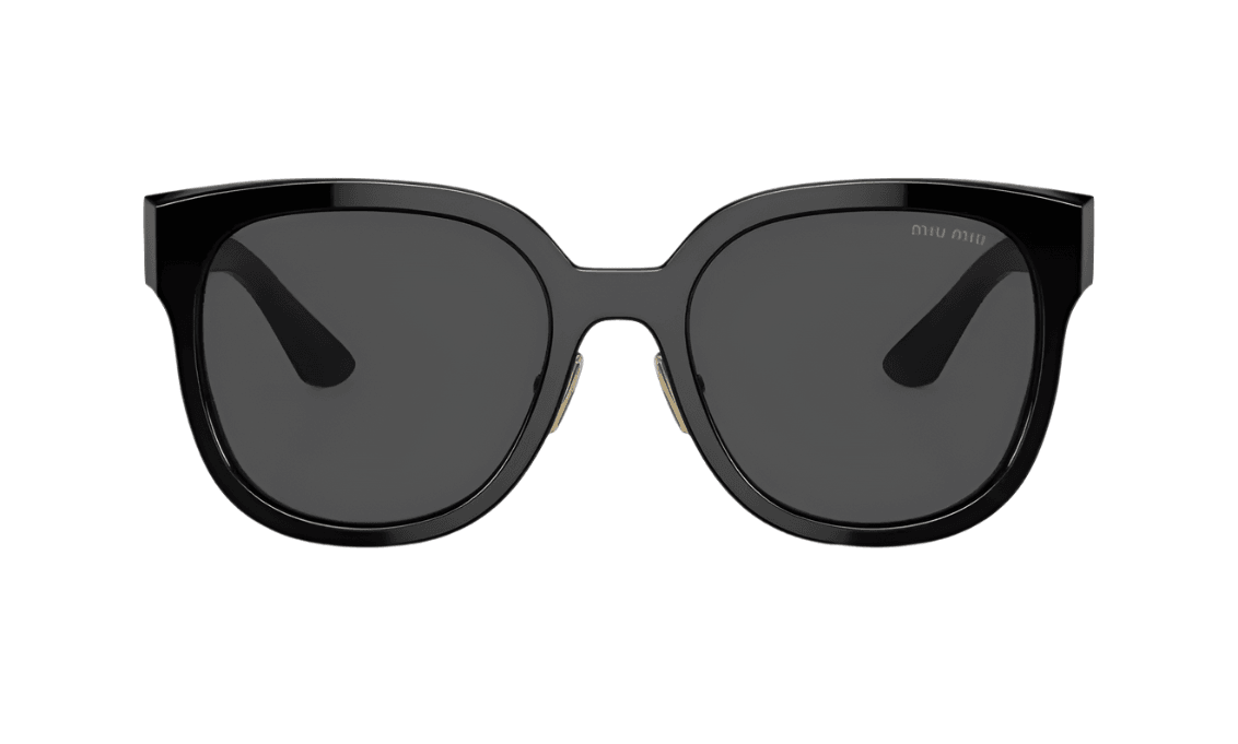 Miu Miu Sunglasses MU 01ZS 1AB5S0 Black grey Woman - ModaBlvck