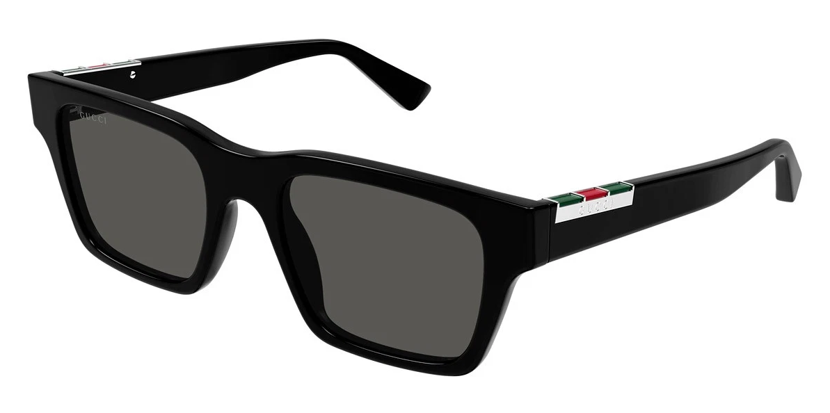 Gucci GG1889S 001 51mm Black Recycled Acetate Square Sunglasses for Men