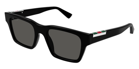 Gucci GG1889S 001 51mm Black Recycled Acetate Square Sunglasses for Men