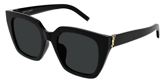 SAINT LAURENT SL M143 001 Black Grey Women's 51 mm Sunglasses