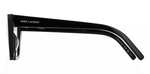 Saint Laurent Cateye Sunglasses SL276 Mica 001 Shiny Black - ModaBlvck