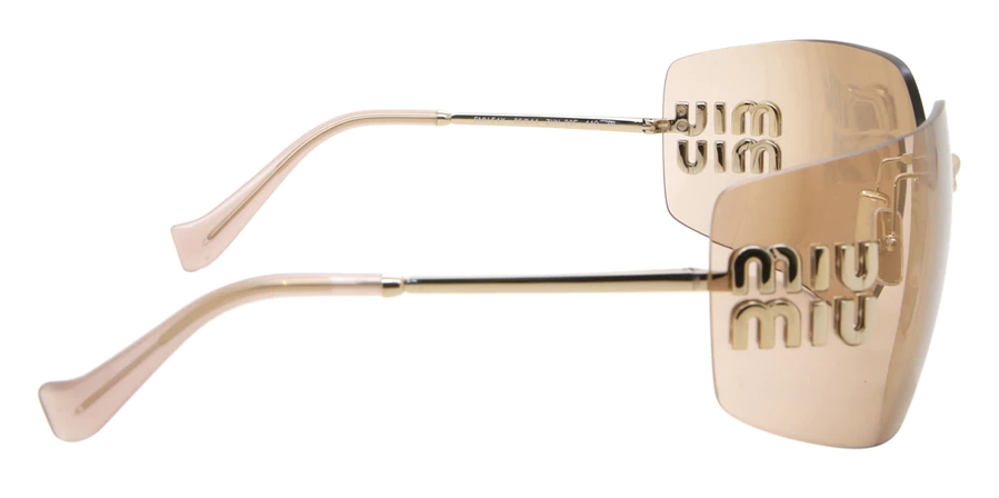 Miu Miu Sunglasses MU 54YS ZVN20F Gold pink Woman