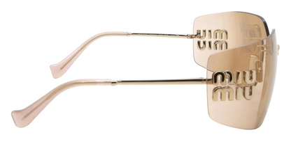 Miu Miu Sunglasses MU 54YS ZVN20F Gold pink Woman