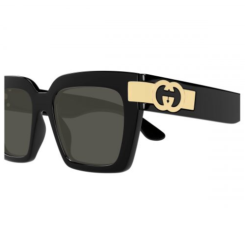 GUCCI GG1689S 001 54 Black Womens Square Full Rim Sunglasses
