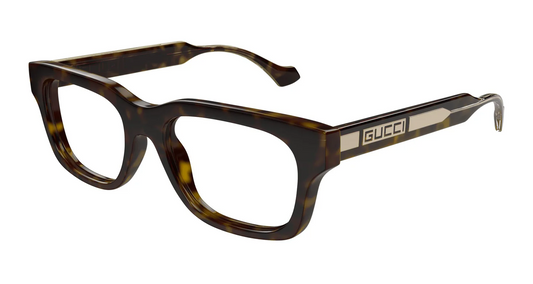 GUCCI GG1731O 002 Brown Havana Men's 54 mm Medium 54 mm Eyeglasses