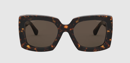 Authentic CHANEL RECTANGLE SUNGLASSES 5435 c.714/3 53-22 140 3N Tortoise
