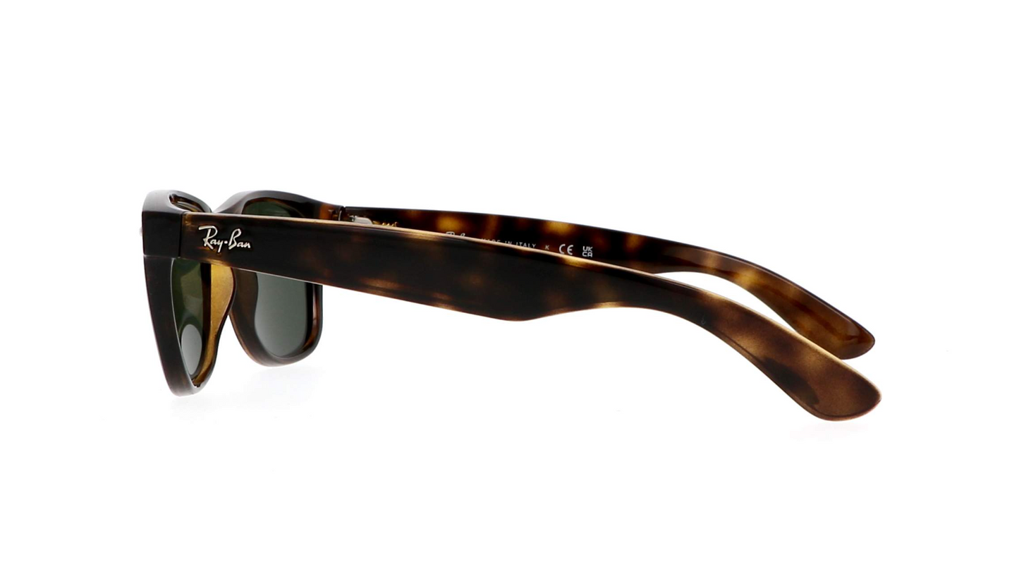 Ray-Ban New Wayfarer Tortoise/Green Classic G-15 55 mm Sunglasses RB2132 902L 55