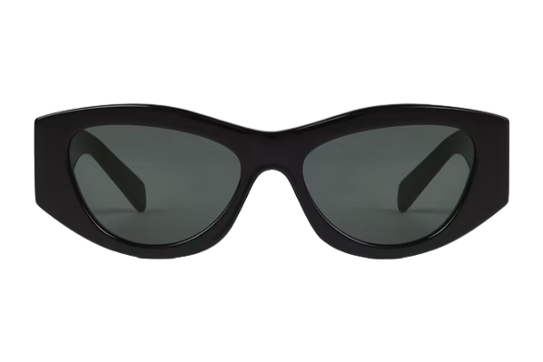 Celine TRIOMPHE CL 40308U 01A Shiny Black/Grey Geometric Women's Sunglasses