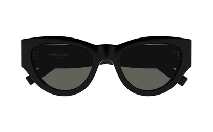 SAINT LAURENT SL M94 001 Black Cat Eye 53 mm Women's Sunglasses
