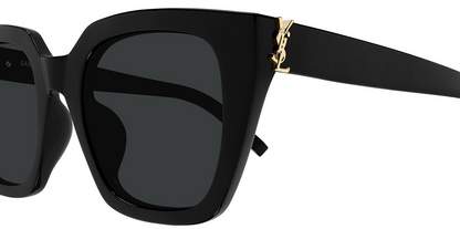 SAINT LAURENT SL M143 001 Black Grey Women's 51 mm Sunglasses