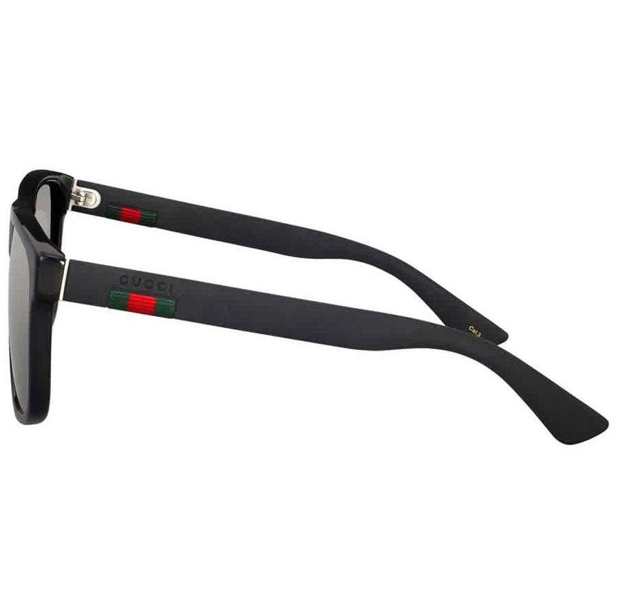 Gucci Grey Square Men's Sunglasses GG0010S 001 58