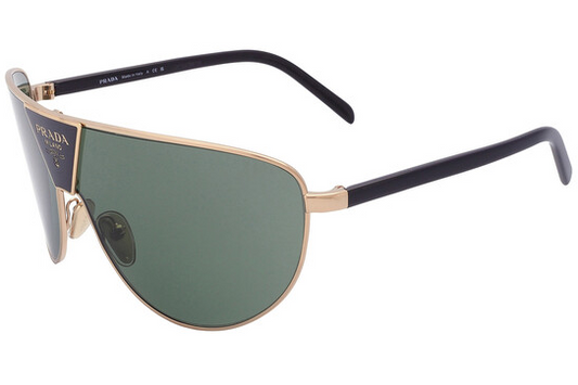 Prada PR 69ZS Light Gold/Green 5AK0 5V Sunglasses