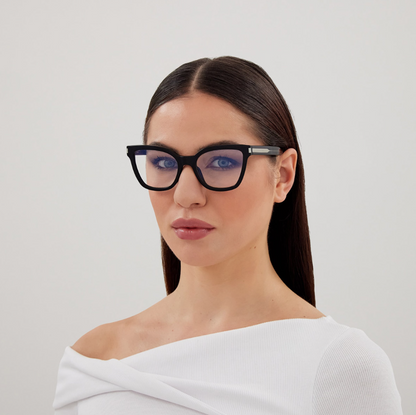 Yves Saint Laurent SL-710-OPT-001 Eyeglasses 54mm 100% Authentic